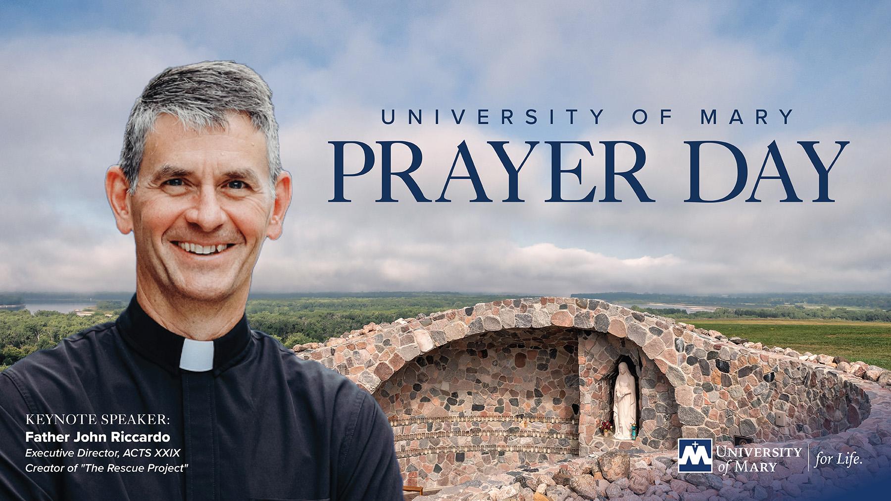 University of Mary Father John Riccardo for Annual 2023 Prayer